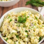 Cauliflower Potato Salad - Complete Comfort Foods