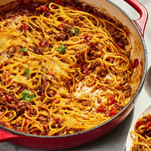 One-Pot Taco Spaghetti - Complete Comfort Foods